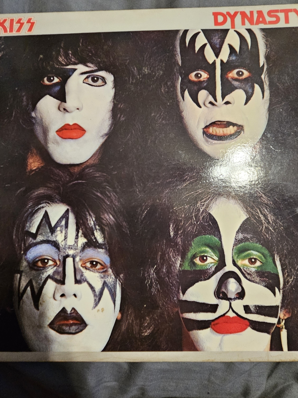 Kiss Dynasty Orginal Press Vinyl Lp With Rare Poster